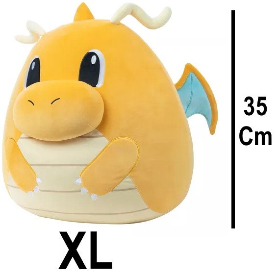 Peluche Dragonite gordito - Tamaño XL - 35Cm